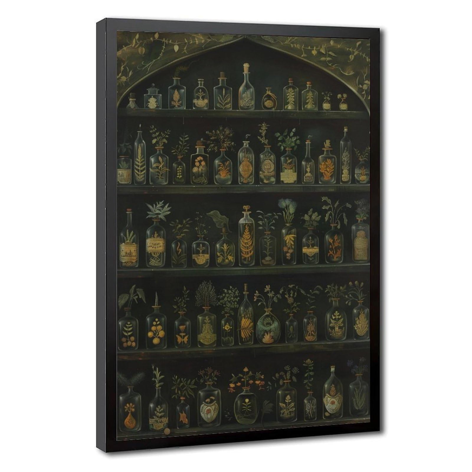Poster sur toile représentant une potion de sorcière - Décoration de chambre à coucher, bureau, chambre - Cadeau - 30,5 x 45,7 cm (L x l)