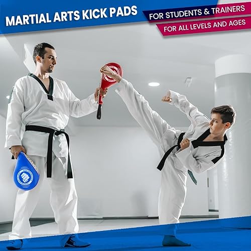 Miniatura 7 de +Performance Taekwondo Kick Pad & Boxing Pad | Equipo de entrenamiento de artes marciales | Almohadillas de karate | Equipo de combate de taekwondo