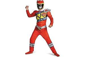 Red Power Ranger Costume Kids 7-8