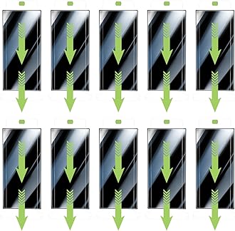 WSKEN [Replacement] for Samsung Galaxy S24 Ultra Privacy Screen Protector - 10 Pack (WITHOUT INSTALLING Box)