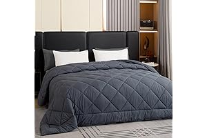 GOHOME 128"x120" Oversized King Comforter