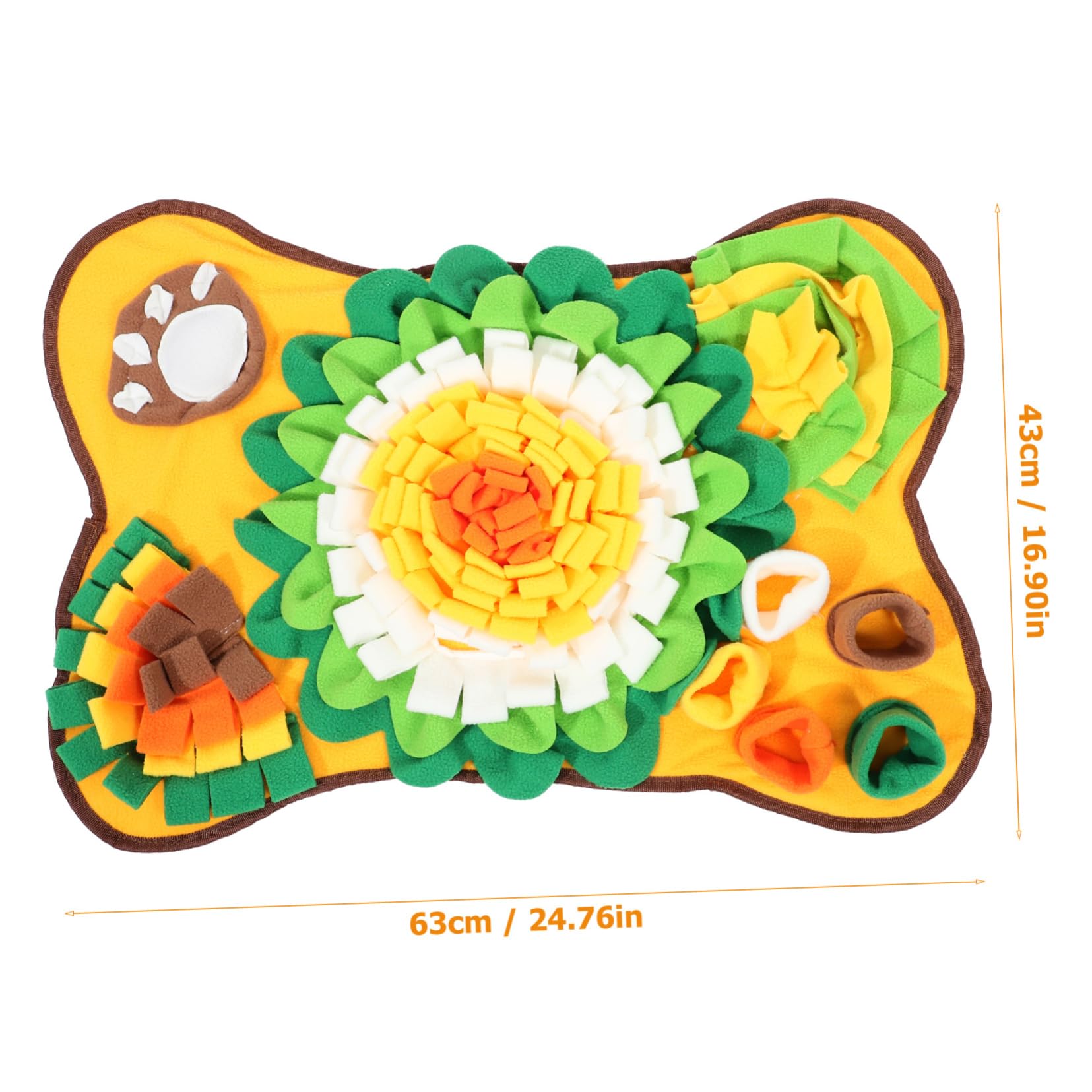 Toyvian Tapete para Entrenamiento para Forma en Perros Olfativo de Material Hueso Pelusa y Juegos de Búsqueda Adecuado de Comida