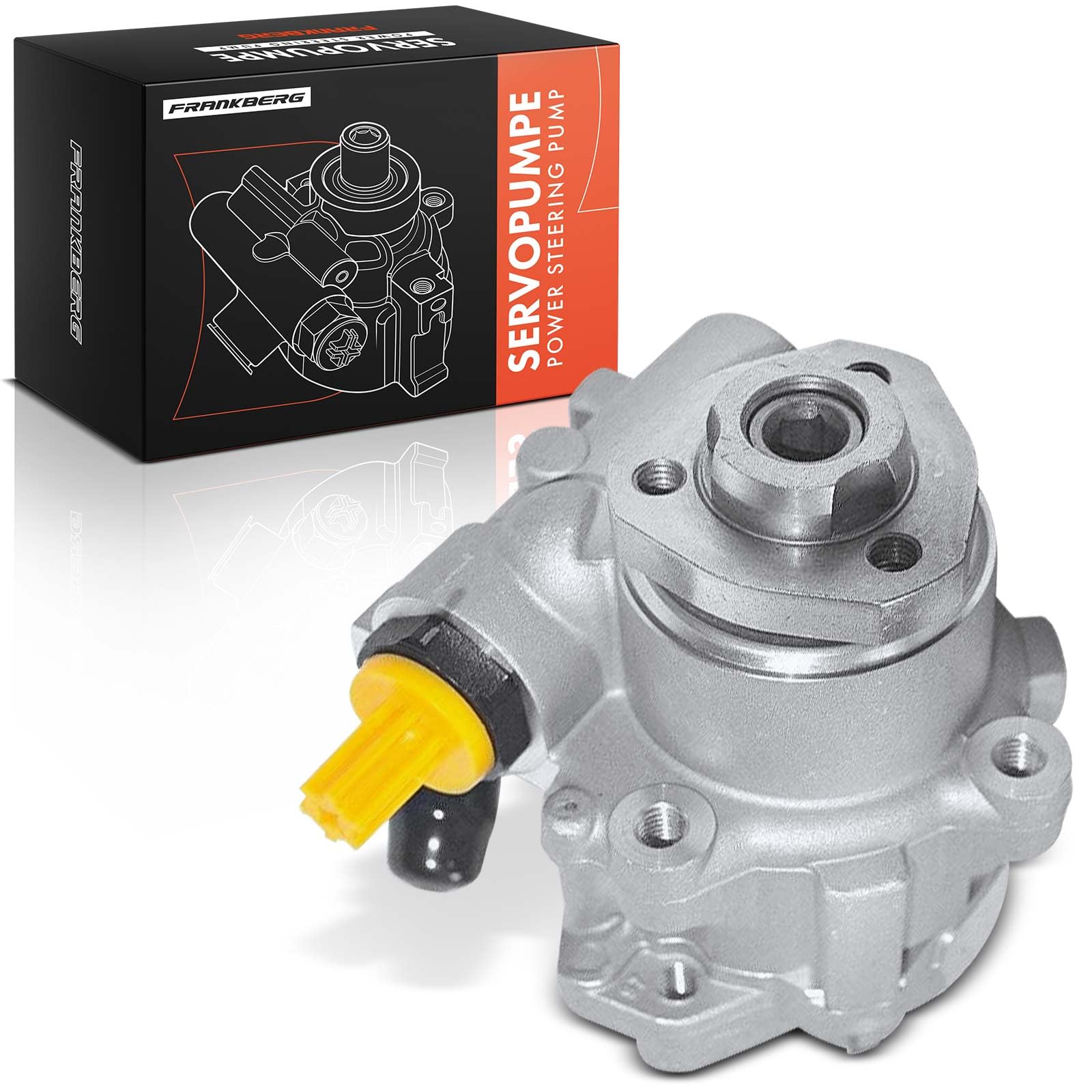 Frankberg Servopumpe Hydraulikpumpe Lenkung Kompatibel mit Transporter IV 70XA 70XB 70XC 7DB 7DW 2.4L-2.5L 1990-2003 Transporter IV 70XD 2.4L-2.5L 1990-2003 Replace# 7D0422155B