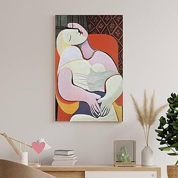 パブロ・ピカソ、Woman in an Armchair Amazon.co.jp: パブロ・ピカソ偉大な画家動作します肘掛け椅子で寝て