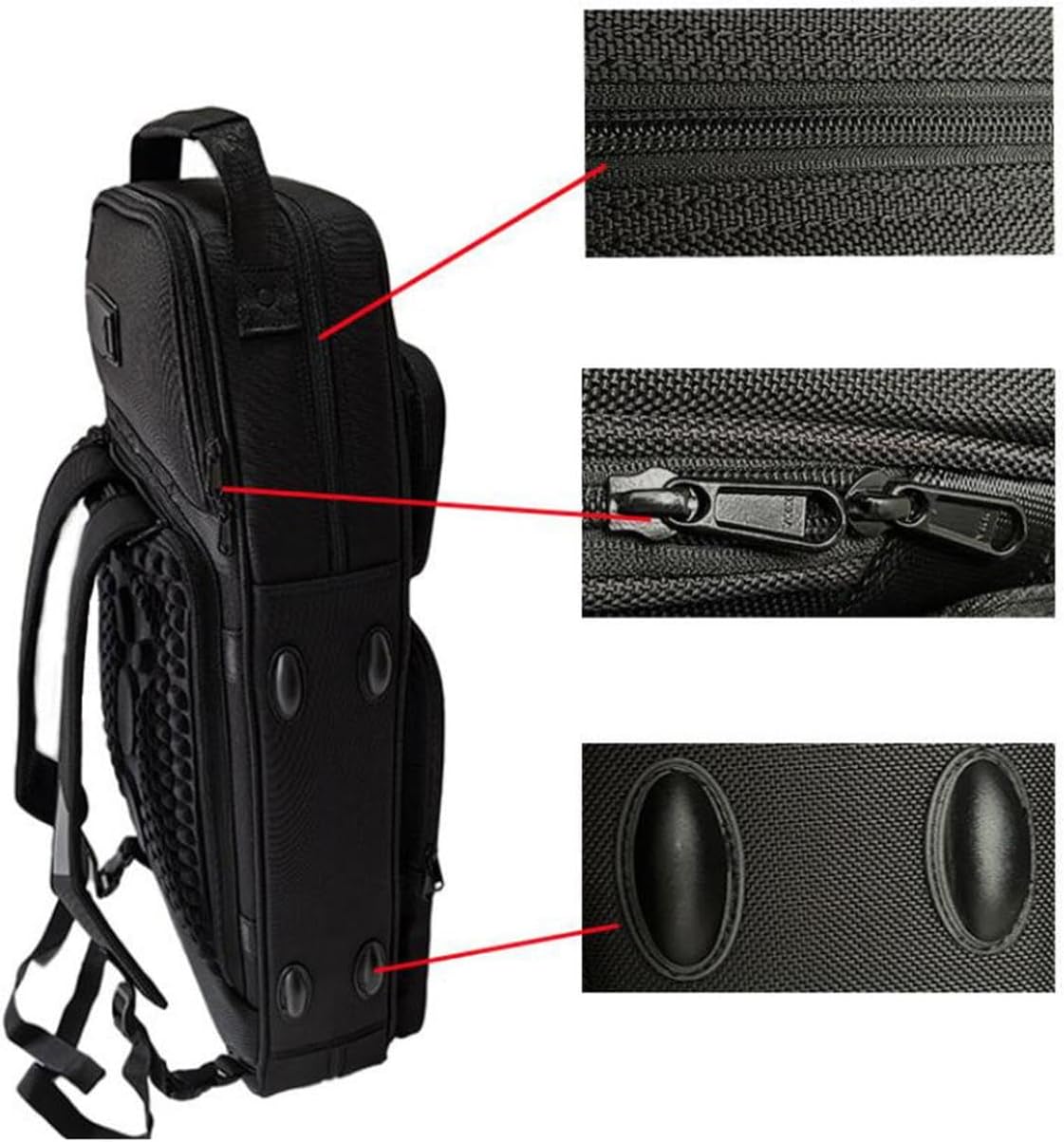 JLV リガチャー ブラッシュドブラス テナーサックス用(エボナイト