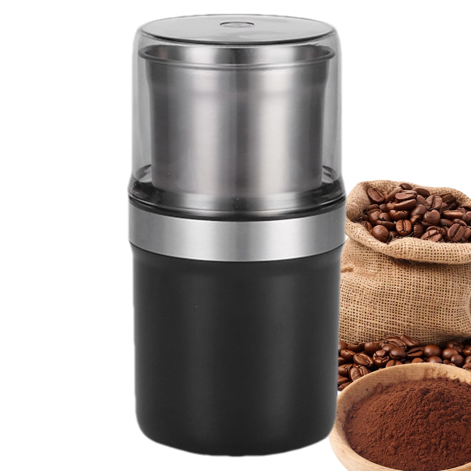 Nussmühle elektrisch, Kaffeemühle elektrisch,Pfeffermischer | Tragbare Salz- und Pfeffermühle, abnehmbare Gewürzmühle, geeignet für Salz, Pfeffer, Nüsse, Getreide und Kaffeebohnen
