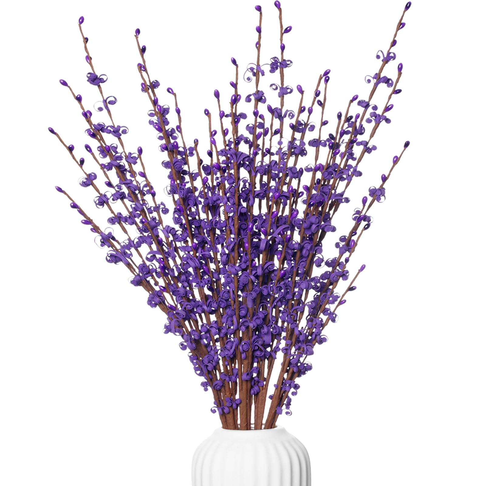 Amazon.com: Wolpark 5Pcs Long Stem Jasmine Purple Flowers