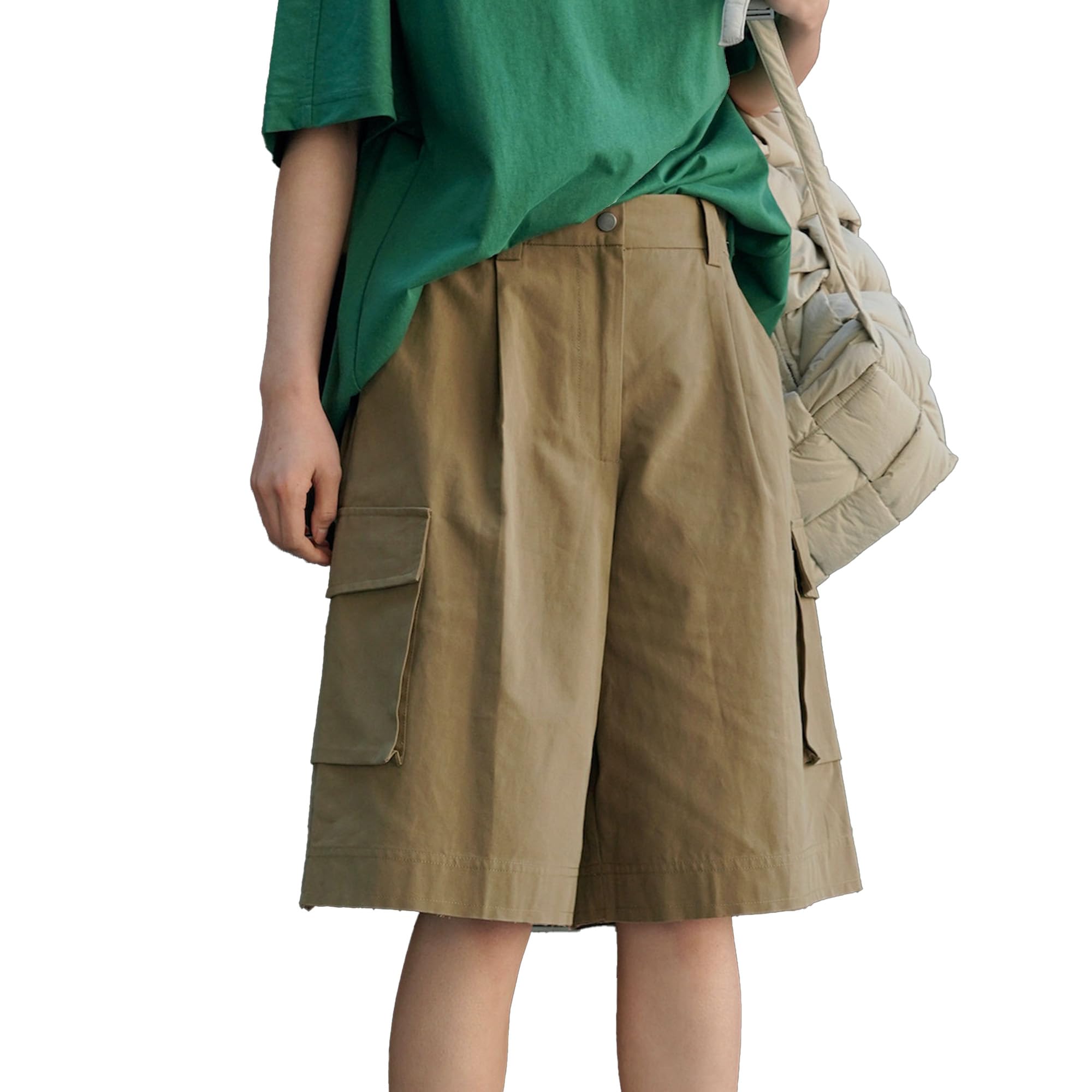 Bermuda cargo femmes fini les shorts serrés avec ce modèle ample - 6