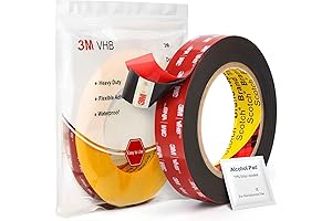 Superior Adhesive Solution: 3M Heavy-Duty VHB Double Sided Tape for Exterior Projects