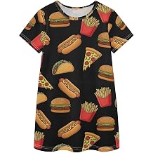 Girls Summer Dress Cotton Short Sleeve Toddler Girl Princess Dresses Kids Casual Daily Wear 2-8 Years