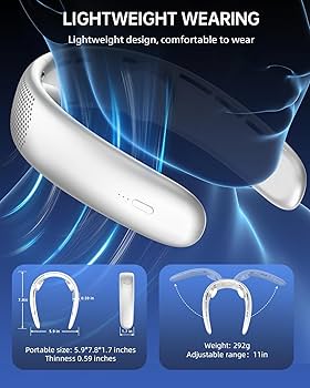 Amazon.com: LINFOX Neck Fan,Portable Ultrathin Bladeless