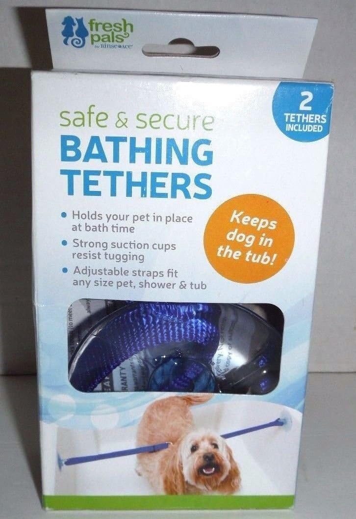 Fresh Pals Safe & Secure Bathing Tethers for Dogs Shower or