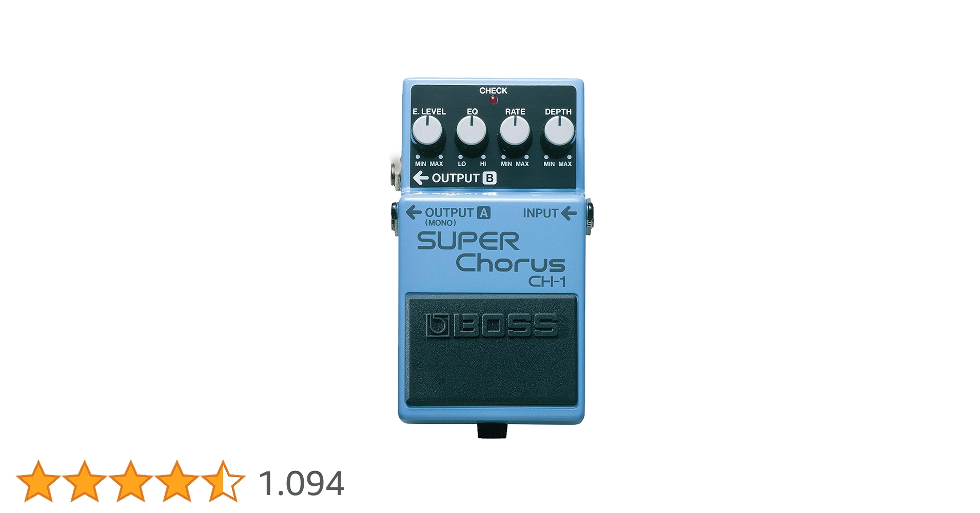 BOSS CH-1 SUPER Chorus | Kompakter Effektpedal-Klassiker