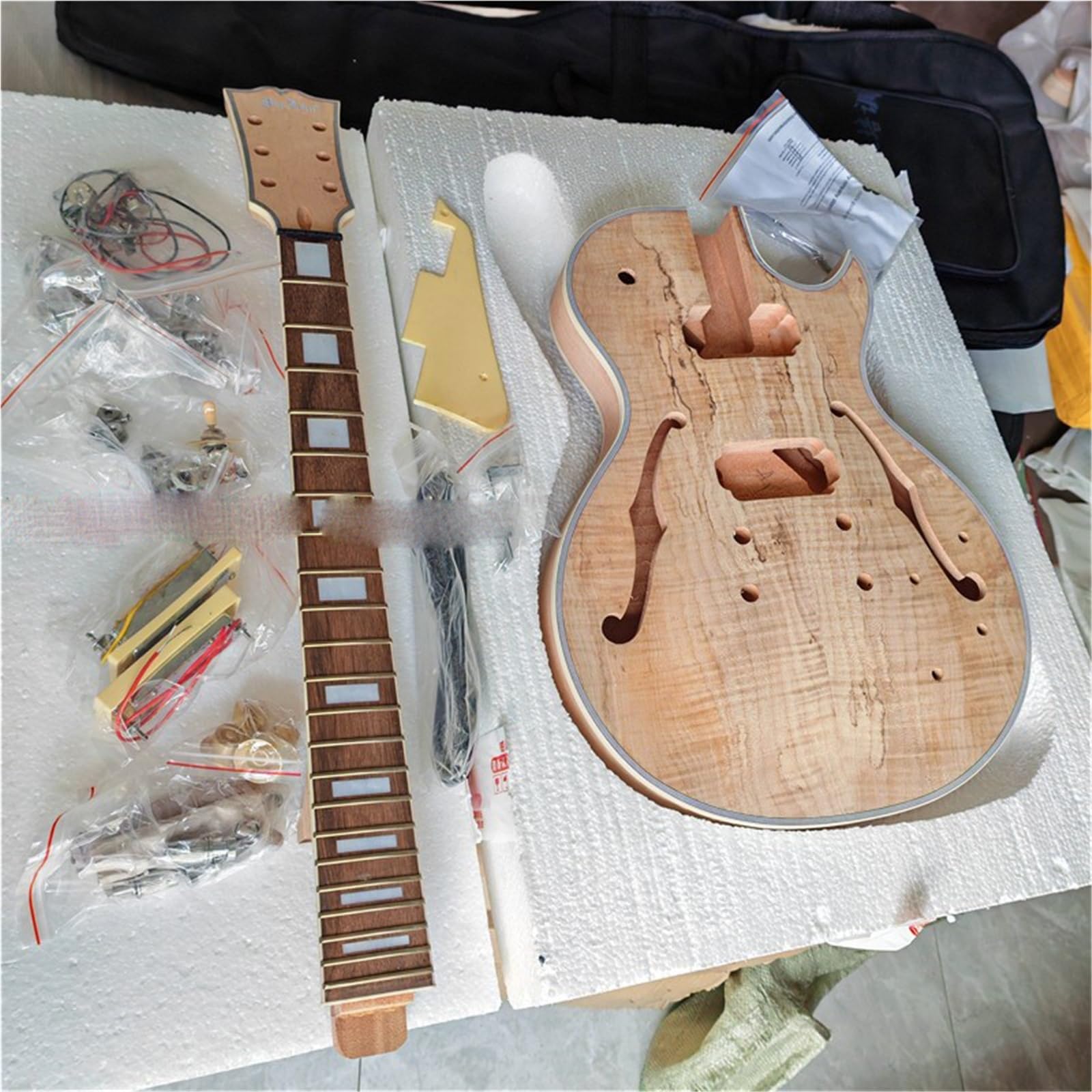 Zestaw Gitarowy Otwór F Półwykończony Gitara Elektryczna