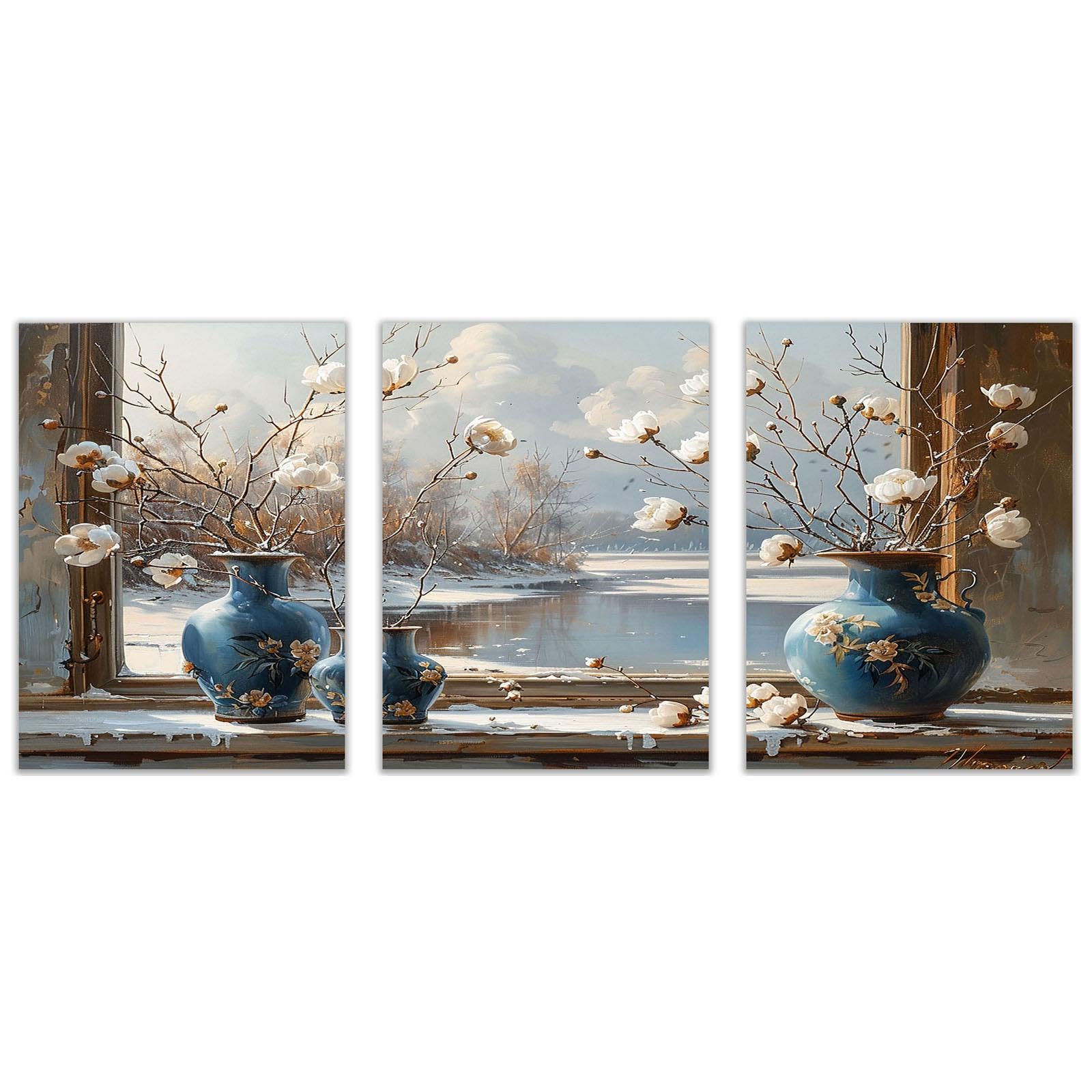 アート　壁掛け　花瓶(3枚セット) アート壁掛け花瓶(3枚セット)