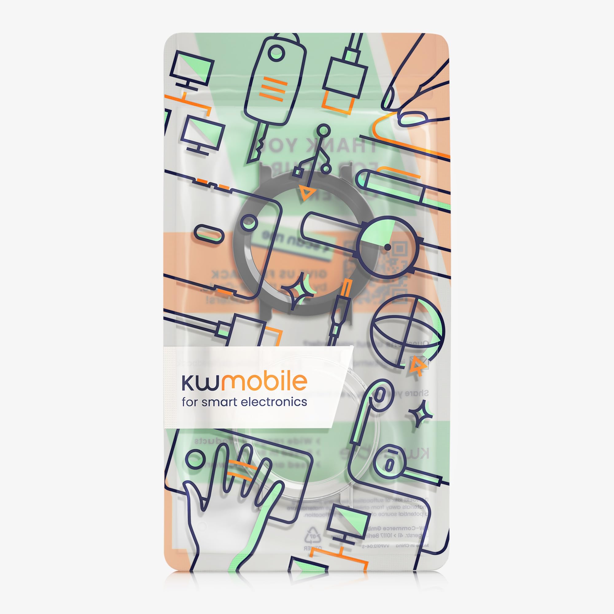 kwmobile Etui kompatybilne z CMF Watch 3 Pro Case - 2X Osłona ekranu ze szkła hartowanego do trackera fitness - przezroczysta-czarna