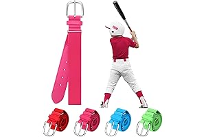 Youth Baseball Softball Adjustable Pink Color Belt for Boys and Girls