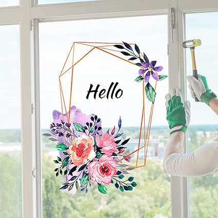 Amazon ウォールステッカー 花 緑 葉 植物 防水 耐熱 のり付き 壁貼りシール Diy 立体 剥がせる 壁紙シール 部屋 インテリア プレゼント 3セット 6枚 おもちゃ おもちゃ