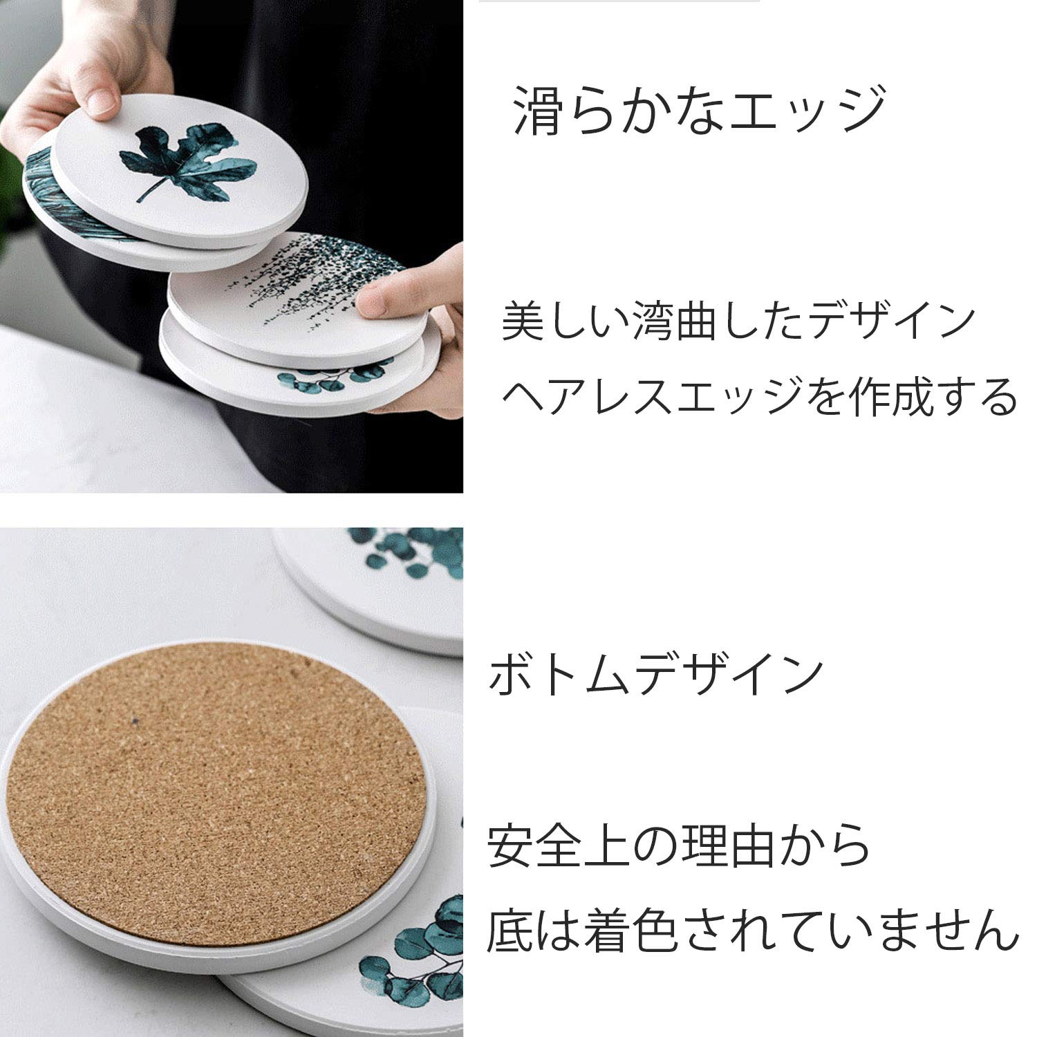 ブルーアーカイブ　コースター　60枚セット Amazon｜YHOMBES オシャレ コースター 北欧風 ギフト (6枚セット
