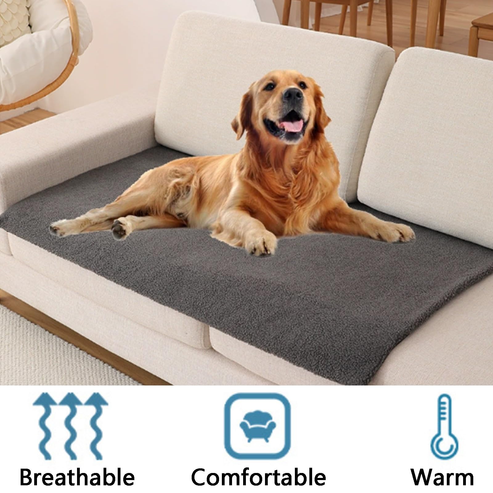 2 Stück, Selbstheizende Katzenmatte, Selbstheizende Haustiermatte, Leicht zu Reinigen, Weich und Bequem, Geeignet für Die Meisten Hunde und Katzen(X-Large)