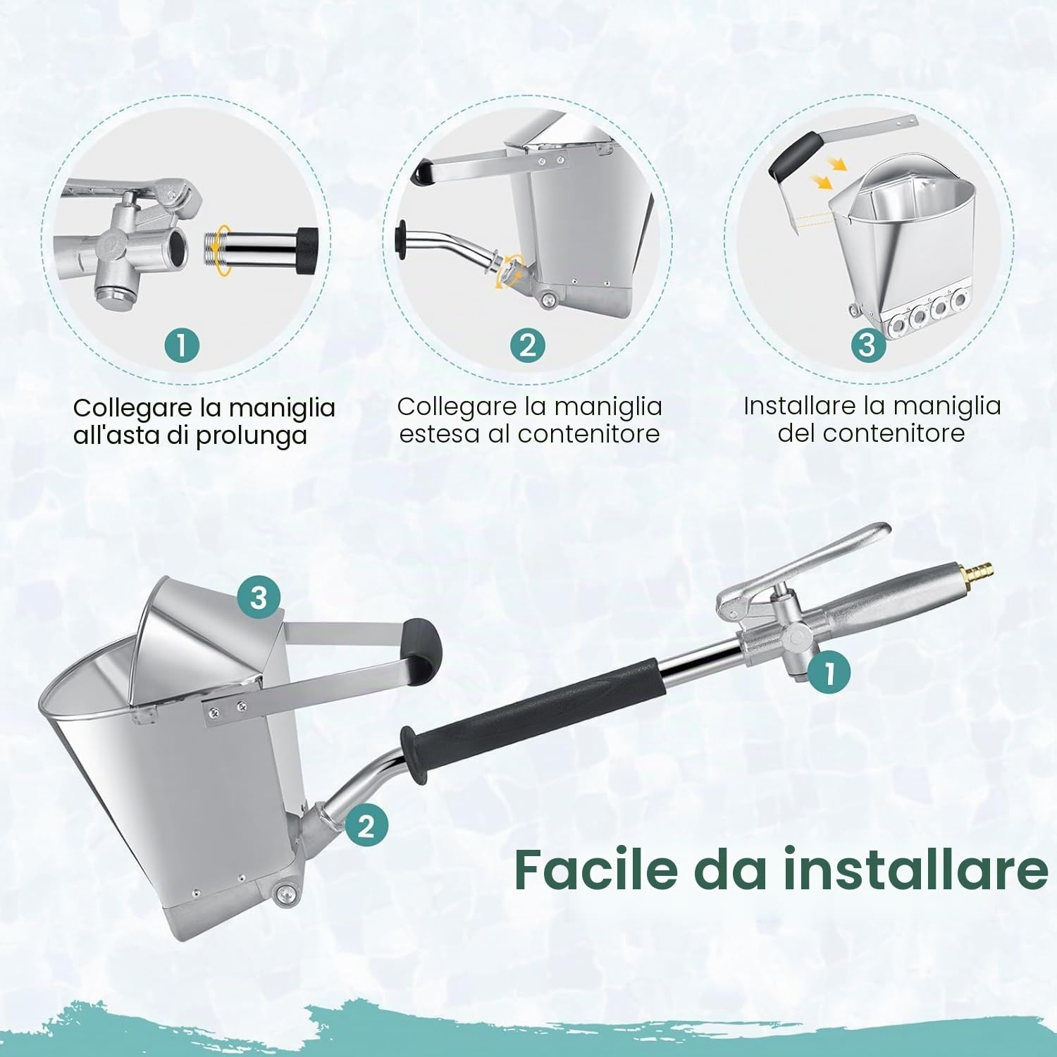 Couleeur 4 Pistola a spruzzo per cemento, pistola a spruzzo, pistola a spruzzo per cemento, Hopper Gun per intonacatura, pistola a spruzzo, strumento per la pittura da parete con copertura per pareti