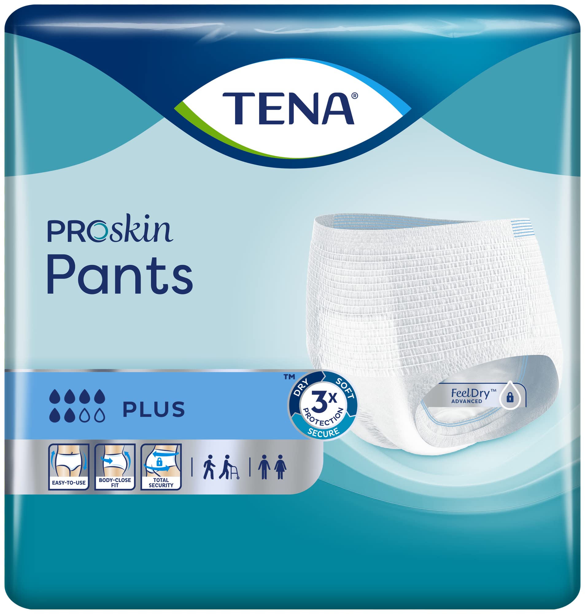 TENA Pants plus XL, Pañales Adultos Desechables (48 unidades)
