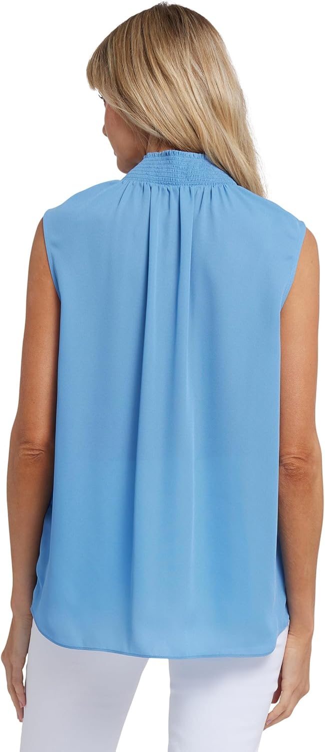 NYDJ Womens Sleeveless Gemma Blouse - Image 2