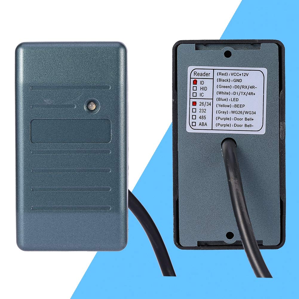 Lector impermeable de Control de acceso de la tarjeta de identificación RFID EM 125KHz Wiegand 26
