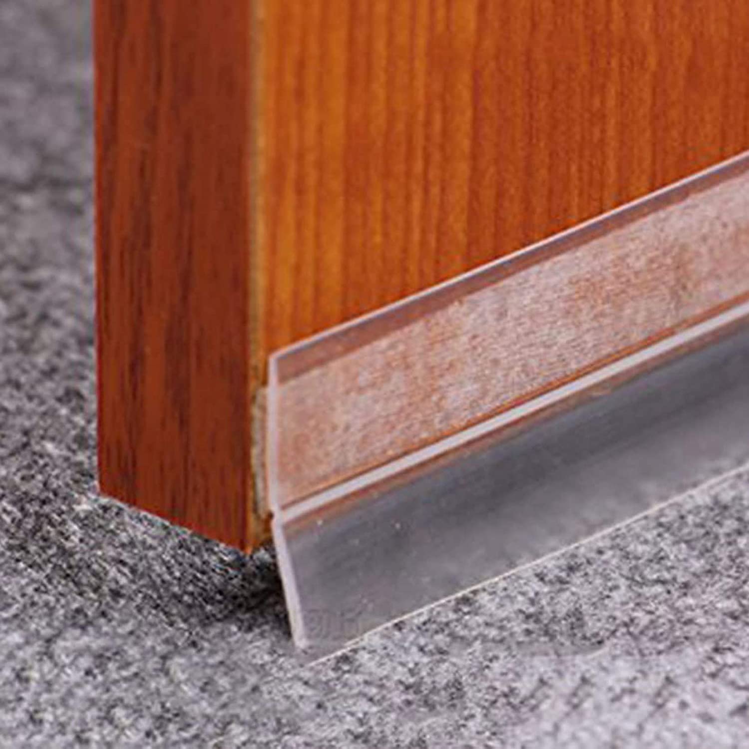PARC Door Seal Strip for Sealing Sound Proof, Insect, Window Tape for Home Bottom Silicone waterproof weatherproof Seal (Transparent 3 Meter 35mm Width) (B095M6FSF2) Amazon Price History, Amazon Price Tracker