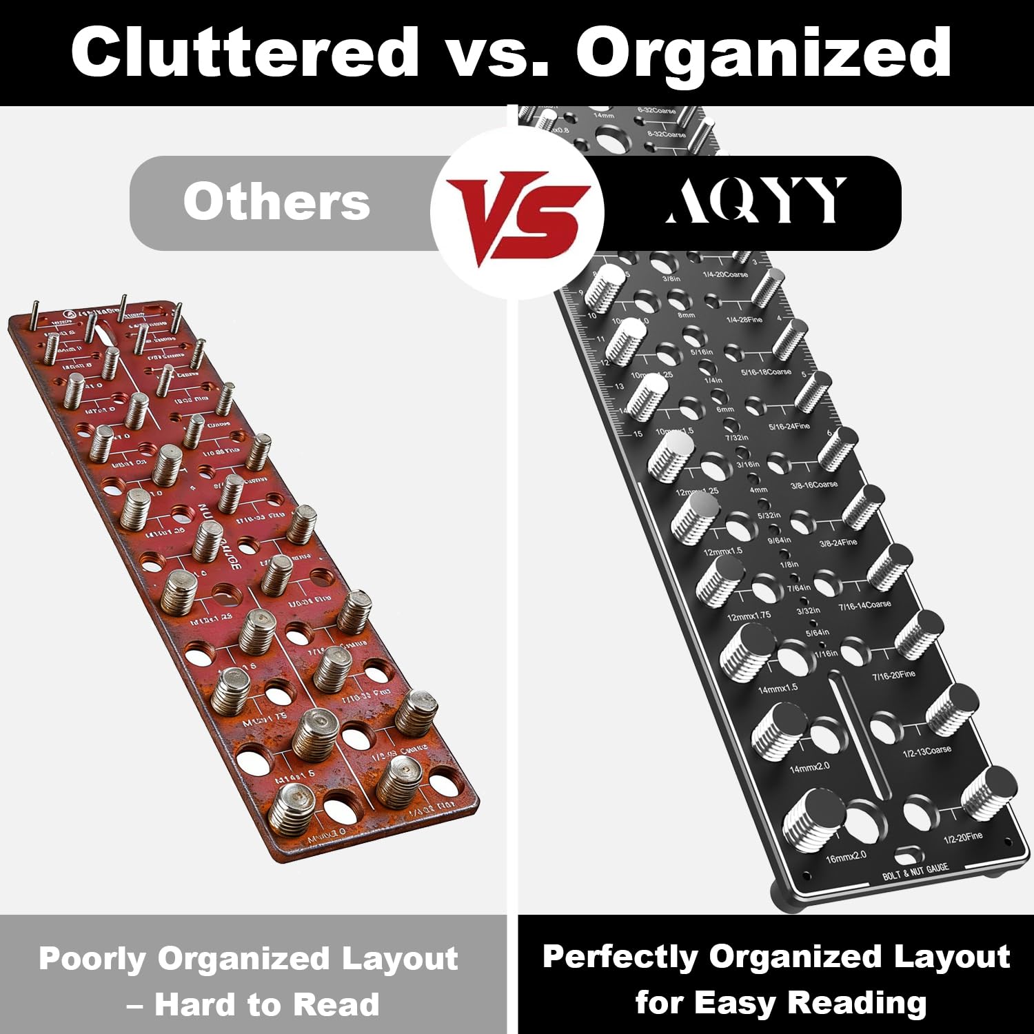 Nut and Bolt Thread Checker - Accurate Fastener Sizing -4 Nut and Bolt Thread Checker - Accurate Fastener Sizing -4