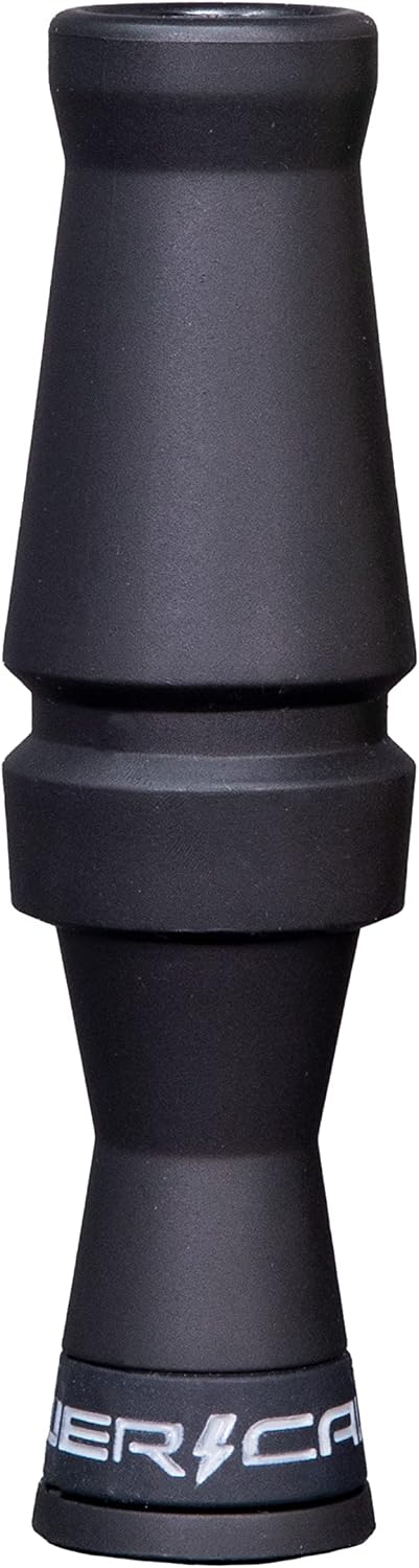 Power Calls Mallard Duck Call | Jolt | J-Frame Single Reed Molded Call for Competition, Waterfowl Hunting & Open Fields | Stealth Black | Versatile & High-Performance All-Around Call