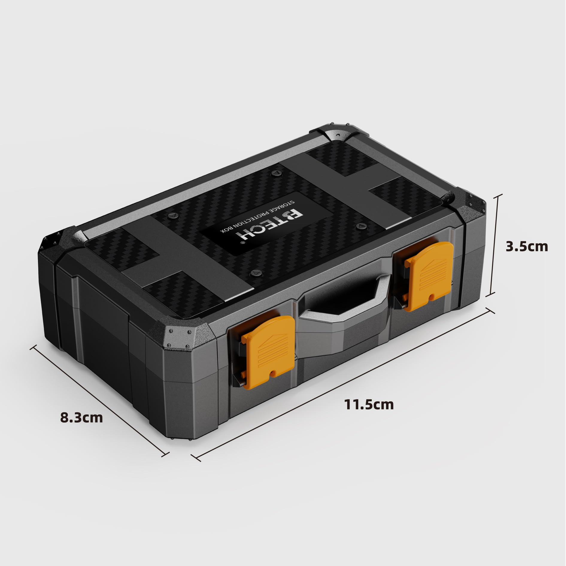 BTECH Custodia Impermeabile E Antishock Per 2 Batterie E 16 Schede SD/MicroSD/CFe
