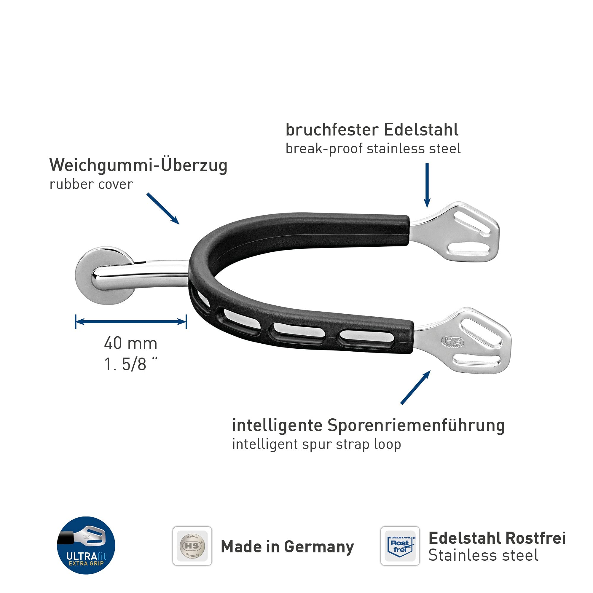 Sprenger - Ultra FIT Extra Grip Spurs