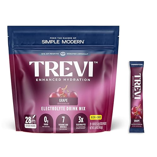 TREVI™ Sugar Free Electrolytes - Drink Mix Hydration Powder Packets - 28 Count