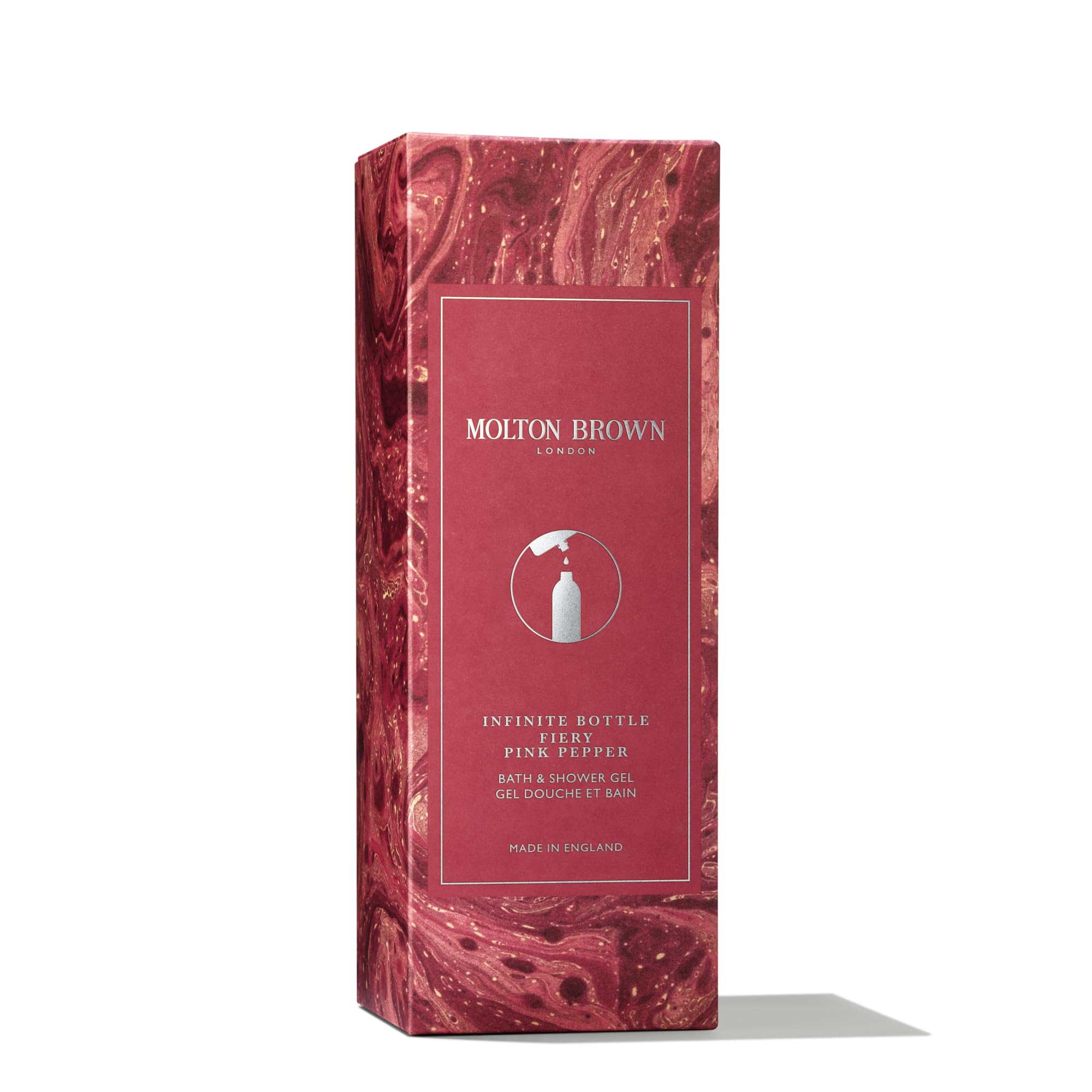 Molton Brown Limited Edition Fiery Pink Pepper gel da bagno e doccia, flacone infinito 400 ml