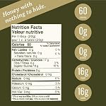 Peace River Hot Honey | Chaleur moyenne , Fabriqué au Canada , Certifié Kosher , Chili Infused Spicy Honey | Source durable : Drizzle Over Pizza, Wings & Plus d'informations Bouteille facile à presser 375g