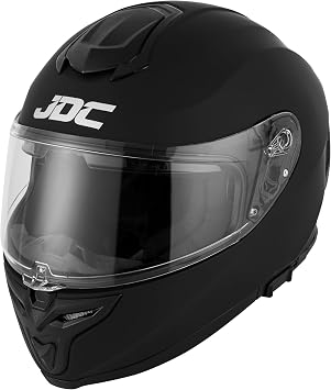 JDC Sabre Motorcycle Helmet Full Face Retractable Double Visor ECE 22.06