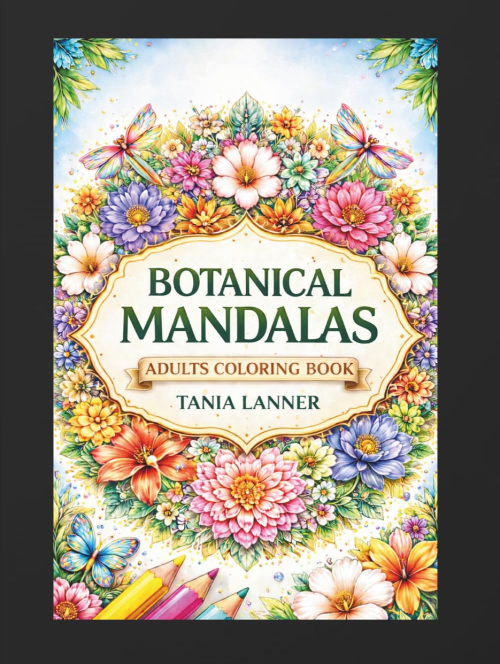 BOTANICAL MANDALAS: Adults Coloring book