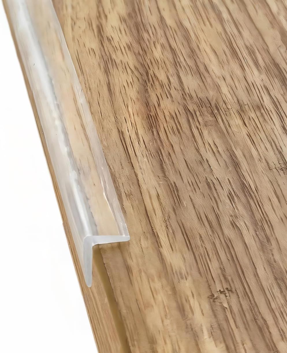 Edge Protector 100% Silicone Baby Proofing Thin Corners Guards, Clear, 3 FT