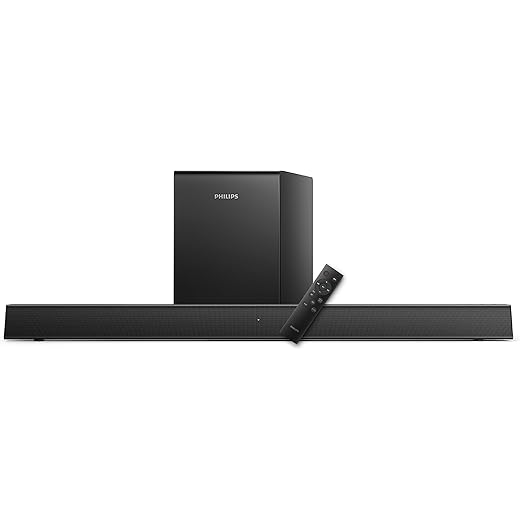 PHILIPS Soundbar TAB5305 Wireless Subwoofer 21 Ch Bluetooth