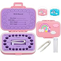 Vista 8 de Soportes de dientes para recuerdo de niños, caja de recuerdo de dientes de bebé, protector de dientes, contenedor de dientes para dientes perdidos