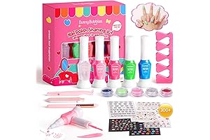 Kids Nail Kit for Girls- Paint Your Style for Parties & Pretend Play!