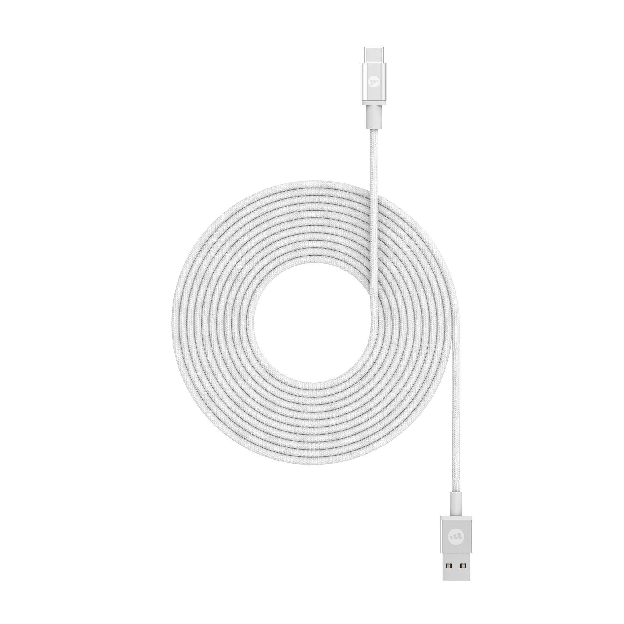 ZAGG mophie Charge and Sync Cable-USB-A to USB-C 3M – White