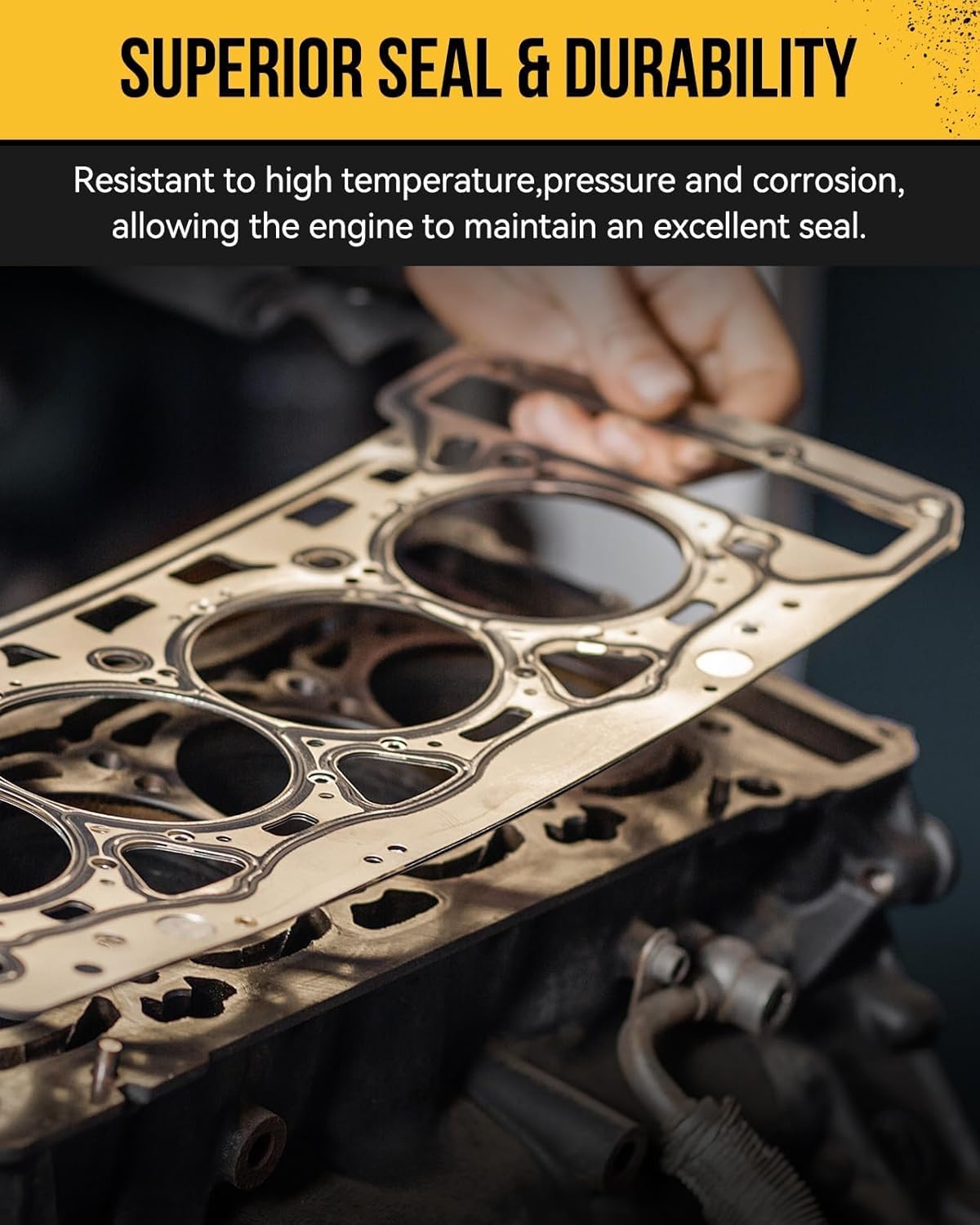 Head Gasket Set Kit Fit for 09-10 Cobalt/HHR 2.2L L4,09-11 HHR 2.4L L4,08-12 Malibu,09-10 G5 2.2L L4,08-10 G6 2.4L L4,08-09 Aura 2.4L L4,09-10 Sky 2.4L,08-10 Vue 2.4L L4 OEM# HS26466PT-1