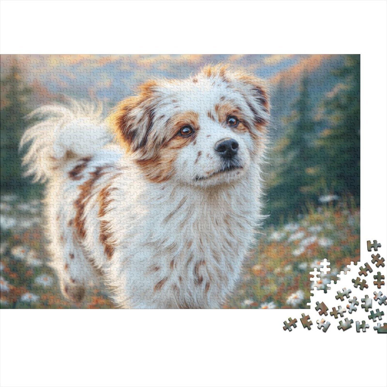 Puzzle de perro de 1000 piezas para tardes de ocio en casa 8