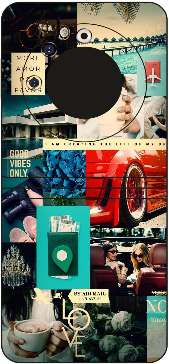 Mobile Skin Sticker Compatible with Tecno Phantom V FLIP Skin Not Back Cover, Camera & Back Protector Mobile Skin Wrap; Tecno Phantom V FLIP-JF-093