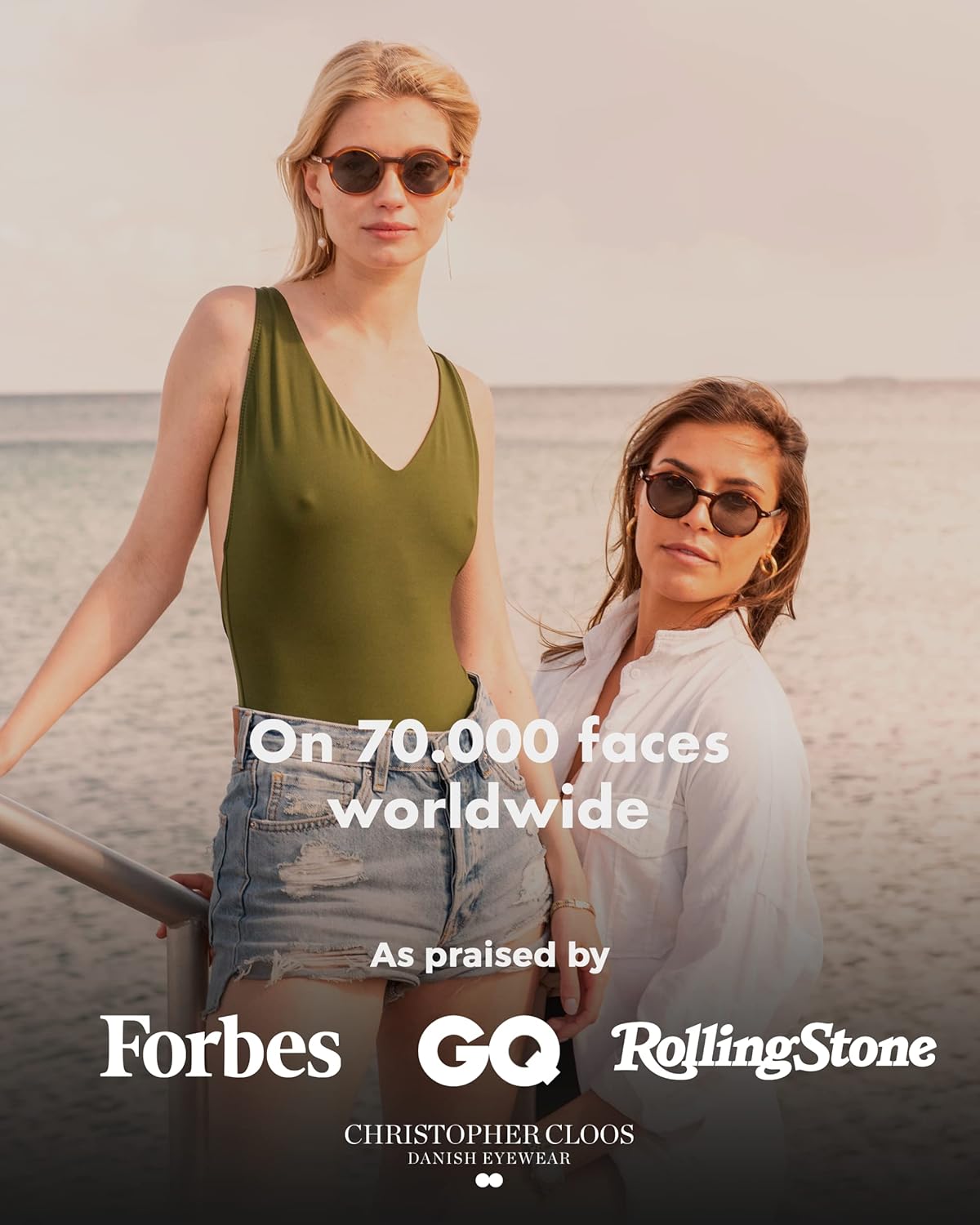 Christopher Cloos Pampelonne Minimalistic Polarized Sunglasses - Image 3