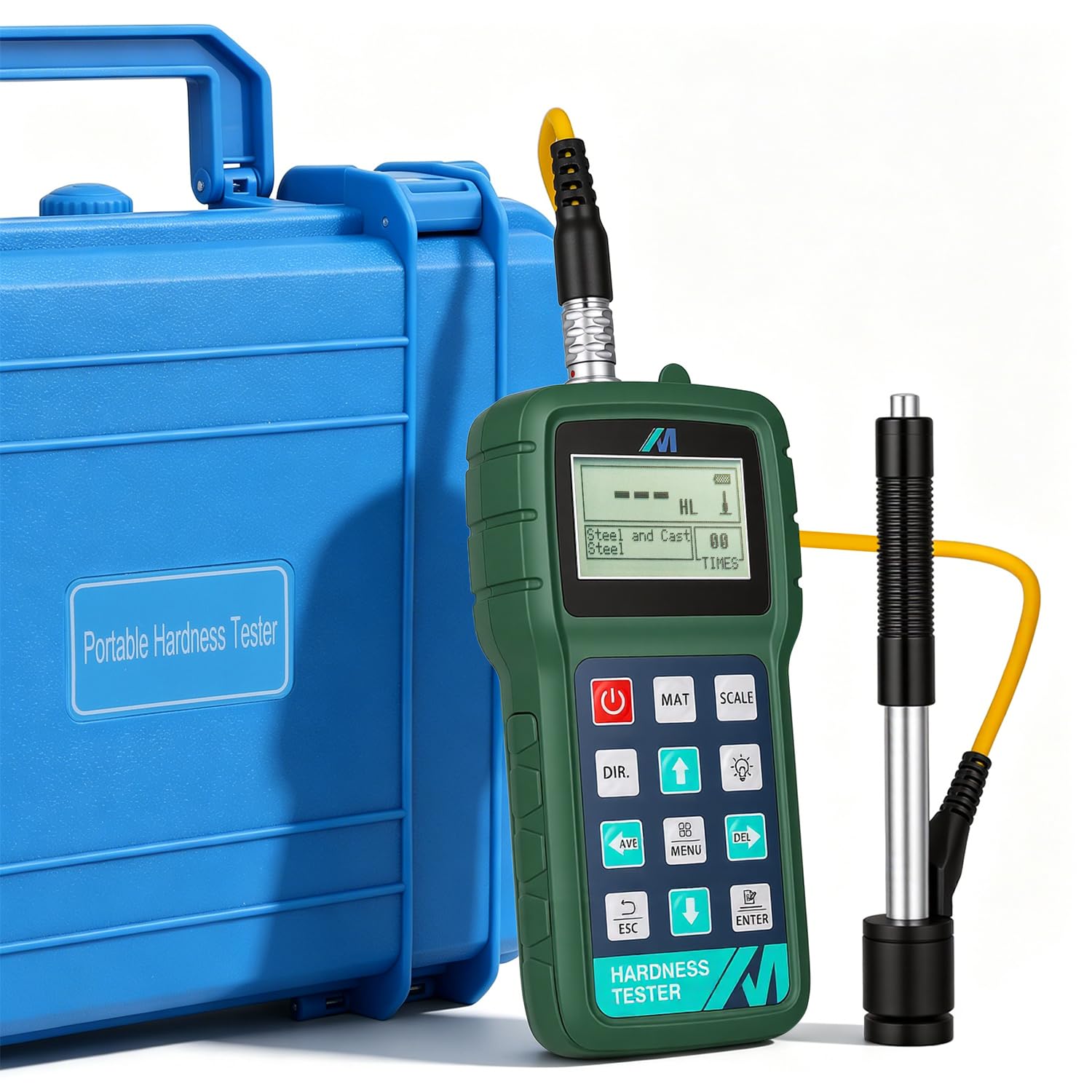 Mxmoonfree Metal Hardness Tester Kit, Digital Leeb Testing with