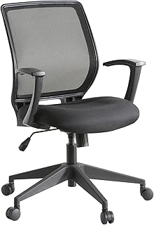 Lorell LLR84868 Executive Mid-Back Work Chair, Black