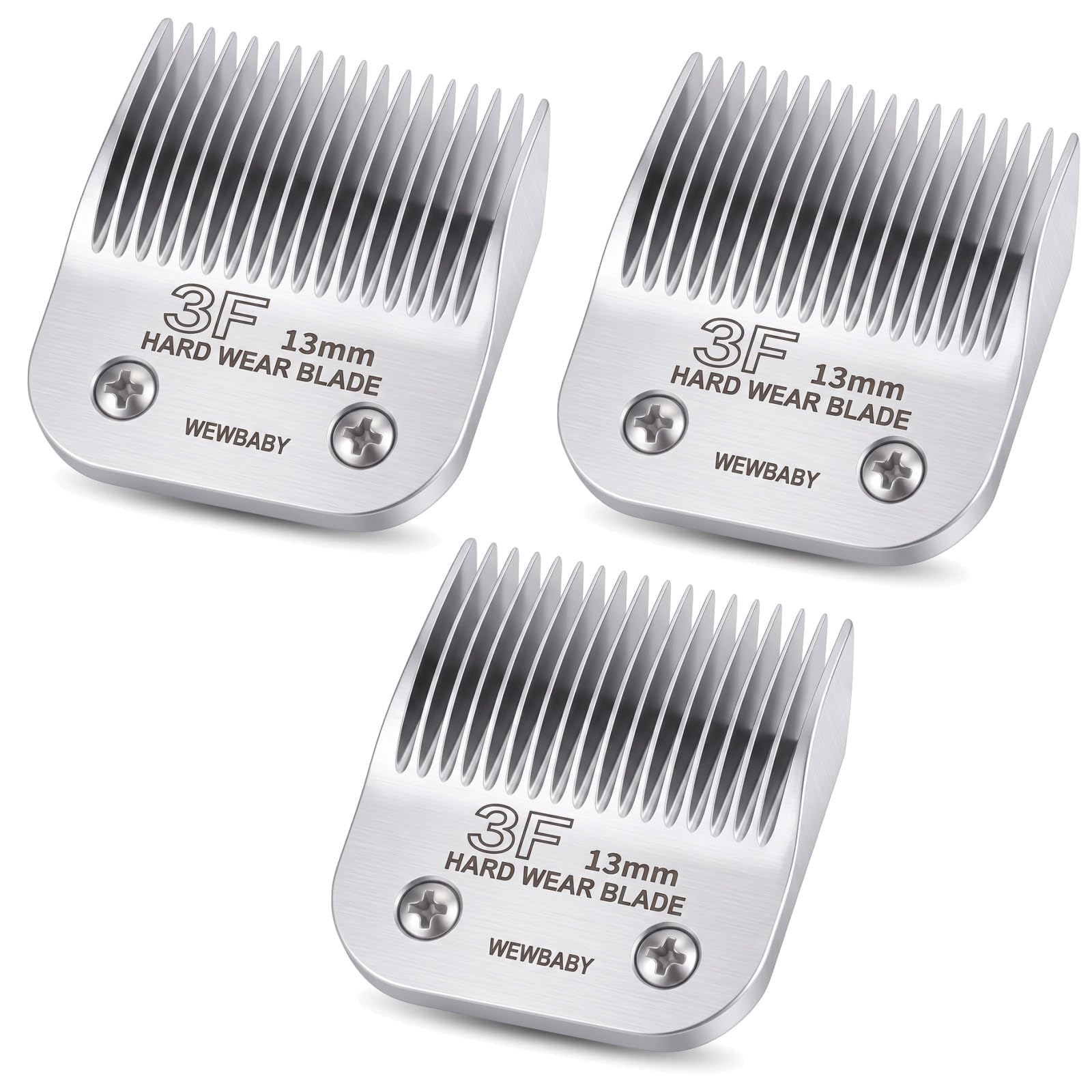 Dog Grooming Clipper Blades Size 3F for Andis Oster A5 Wahl KM